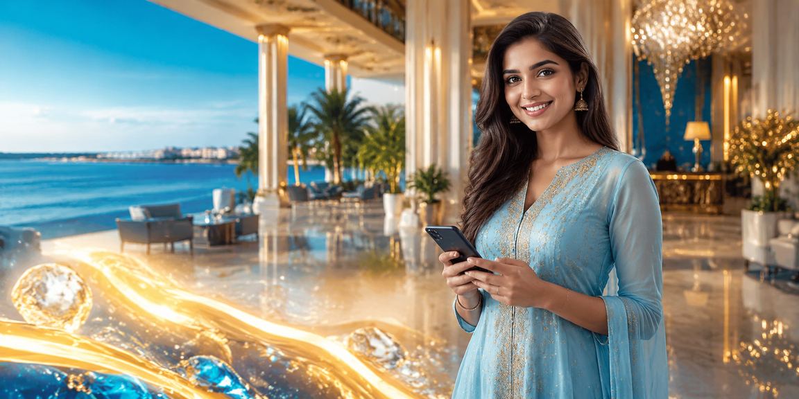 User paying via mobile phone using UPI app